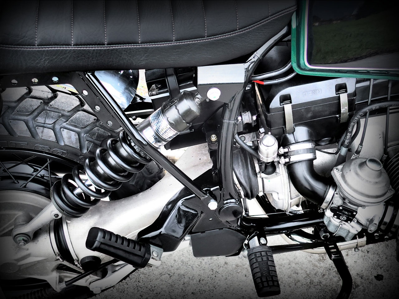 Motorrad blau 7